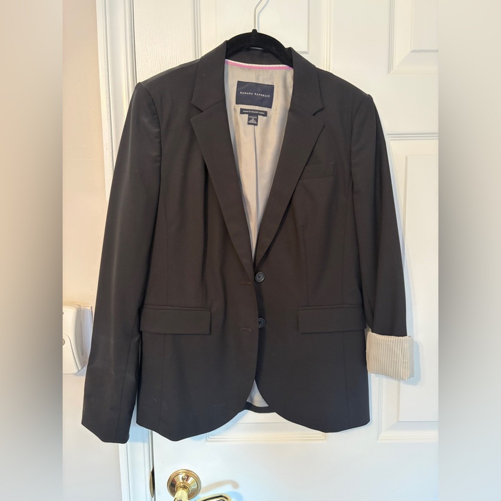 Banana Republic BlackWool Blazer